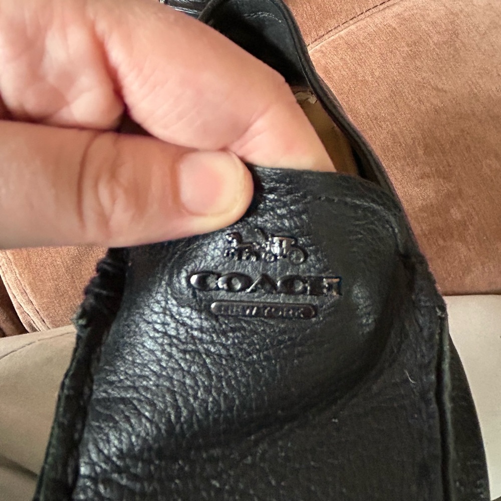 Coach Black Leather Loafers NEED WORK - Picture 8 of 8